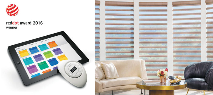Use Hunter Douglas PowerView for the convenience of controlling your blinds and window coverings. 