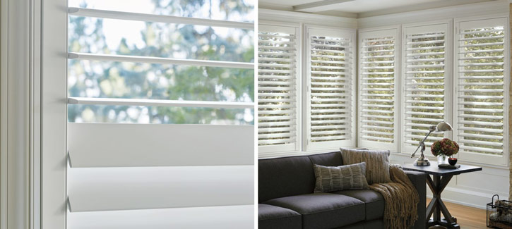 Hunter Douglas Newstyle Hybrid Shutters Calgary & Area