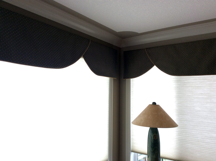 type of window coverings soft valance