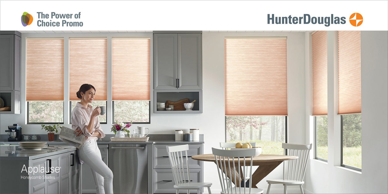 Hunter Douglas Cochrane &amp; Calgary Promotion with Blind Infusion The Power of Choice Promotion by Hunter Douglas Canada. Hunter Douglas Cochrane &amp; Calgary certified blinds installation, consultation by Blind Infusion in Cochrane, Alberta.